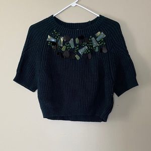 Crop sweater